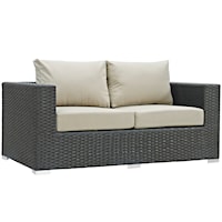 Outdoor Patio Sunbrella® Loveseat - Beige