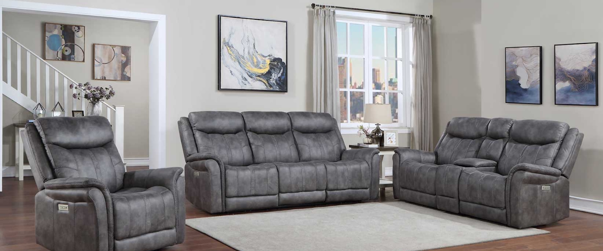 Power Reclining Living Room Group