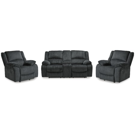 Reclining Loveseat And 2 Recliners