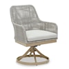 Signature Design by Ashley Seton Creek Outdoor Swivel Dining Chair