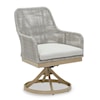 Signature Design Seton Creek Outdoor Swivel Dining Chair