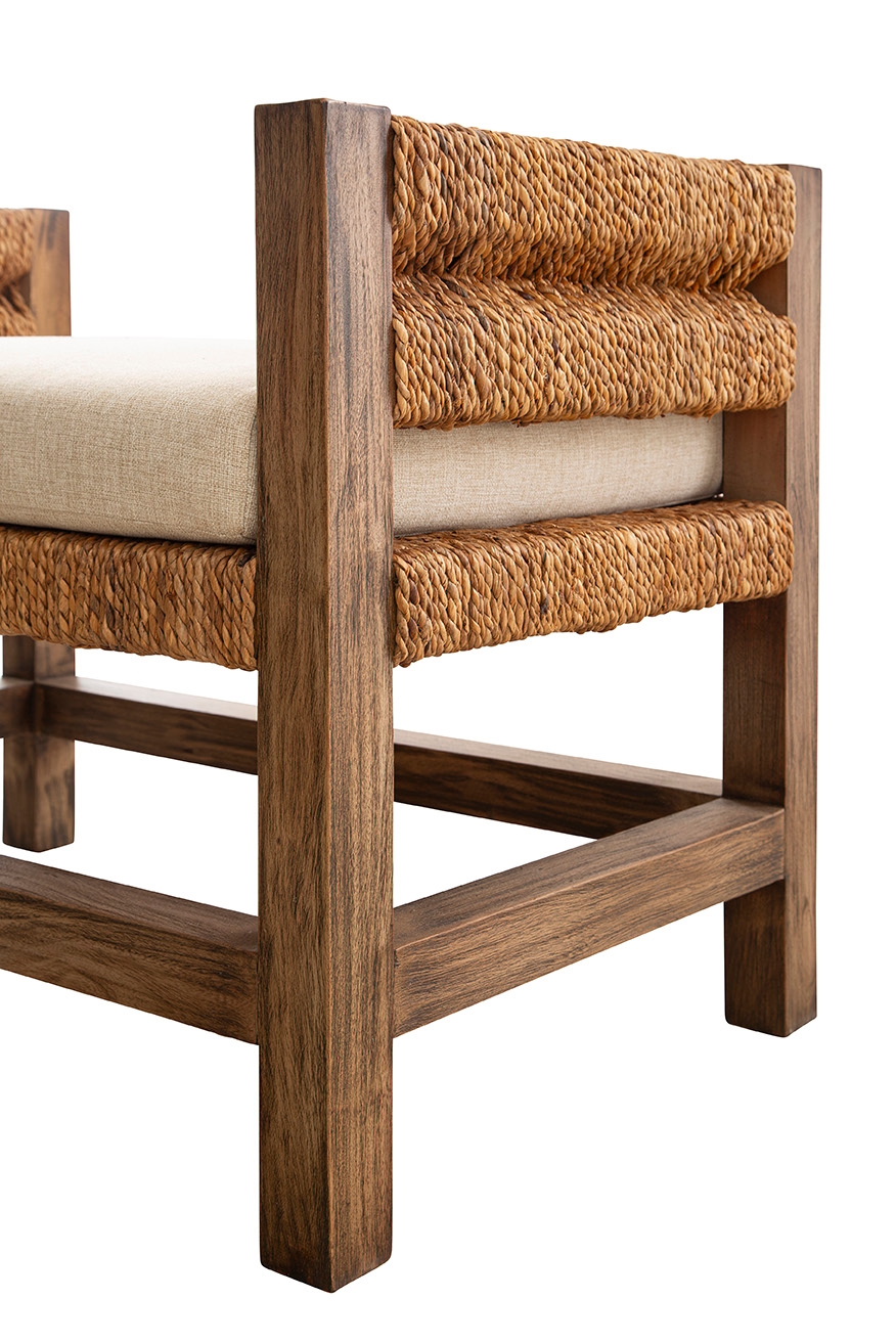 Furniture Classics Furniture Classics Rectangular Bench with Cushion