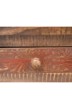 Wooden knobs on drawers