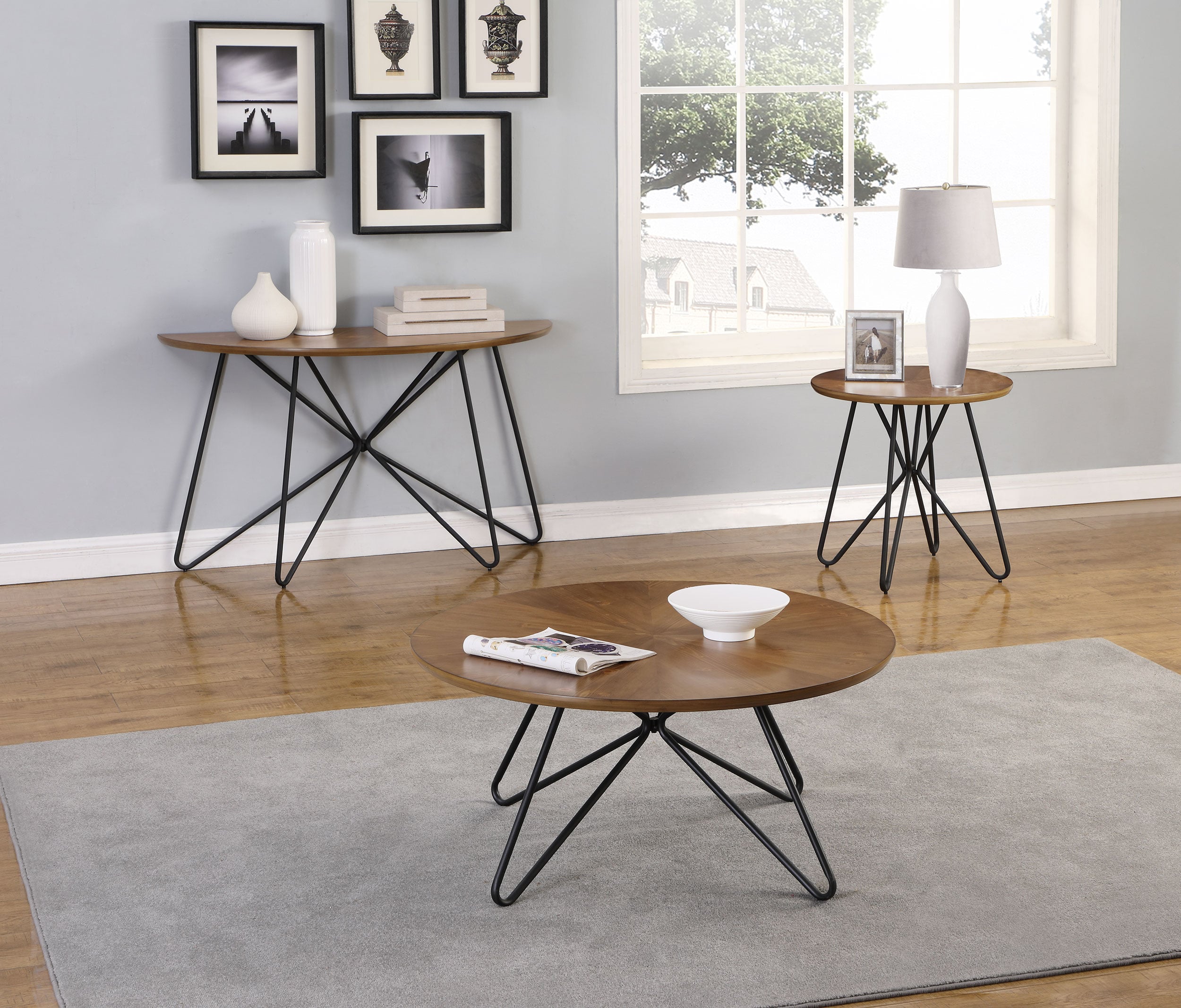Coaster Brinnon Brinnon Wood Top End Table