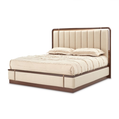 Modern Upholstered Queen Lift-Storage Bed with USB Ports