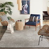 Nourison Damask 6' x 9'  Rug