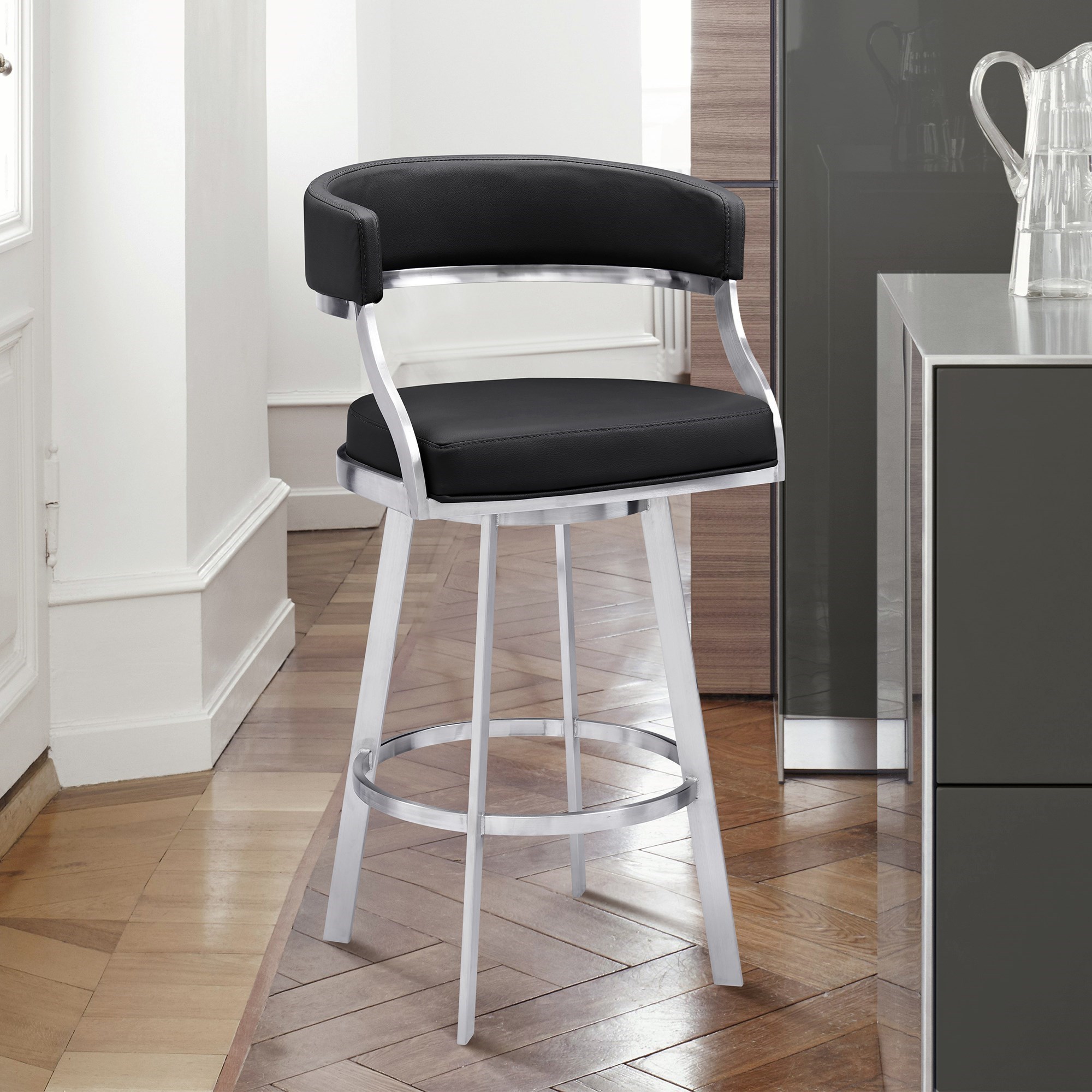 Armen Living Saturn 26" Counter Height Barstool