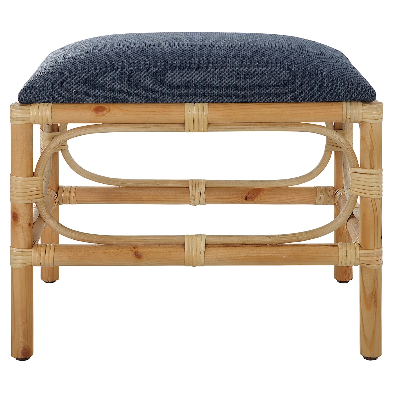 Uttermost Laguna Laguna Small Navy Bench