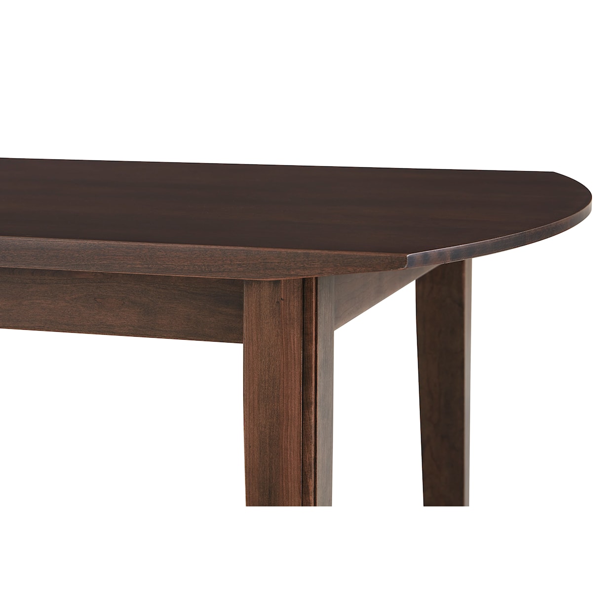 Virginia House Crafted Cherry - Dark Rectangular Surfboard Table