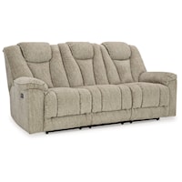 Power Reclining Sofa with Adjustable Headrests