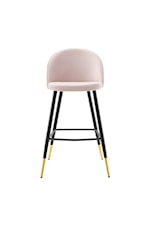 Modway Cordial Performance Velvet Bar Stools - Set of 2