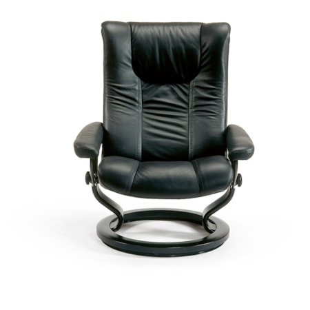 Medium Reclining Chair with Classic Base