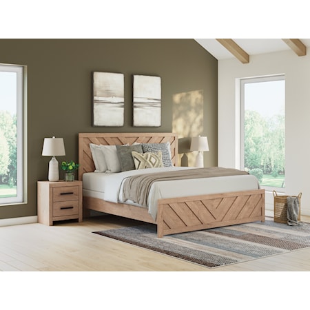 King Panel Bed