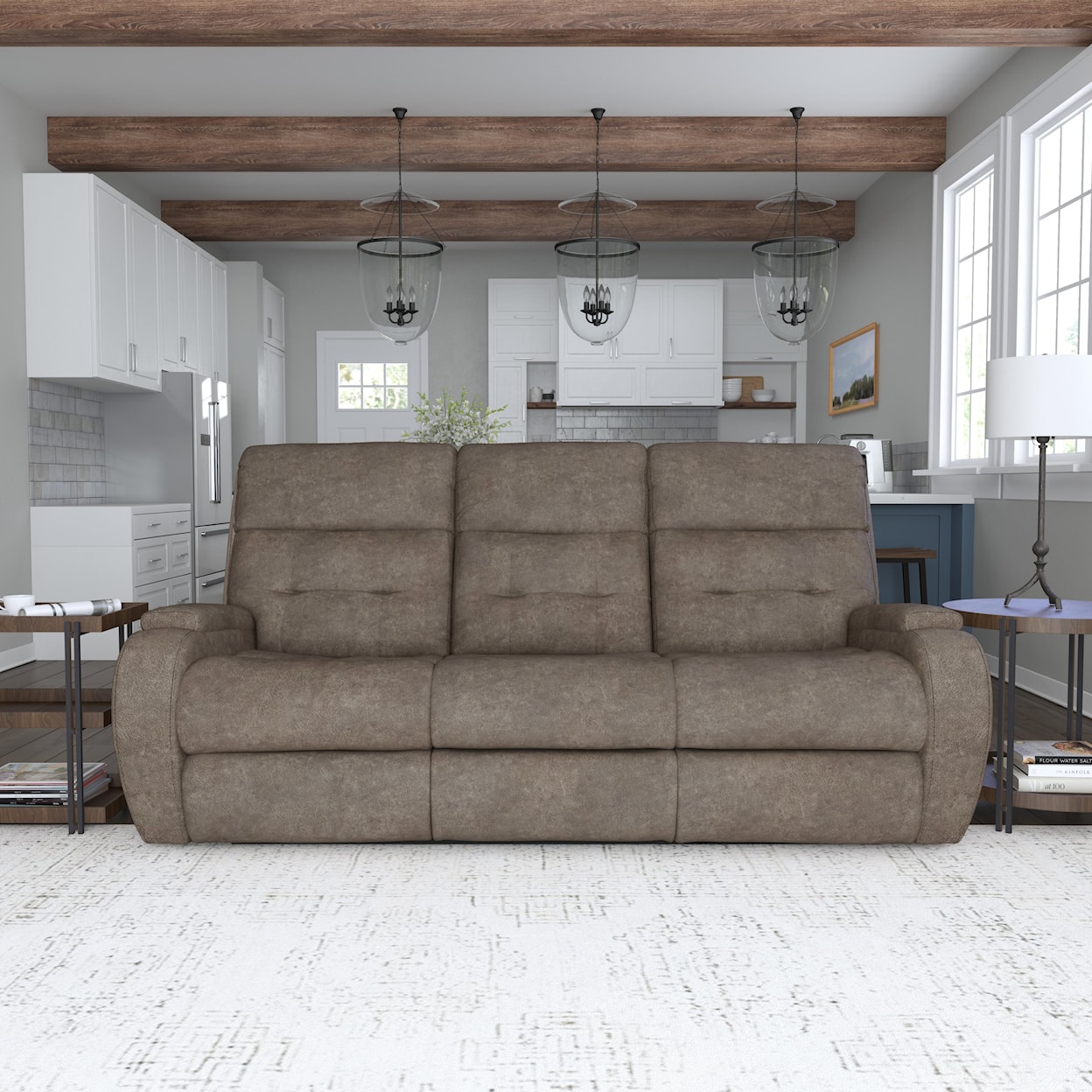 Flexsteel Strait Power Reclining Sofa