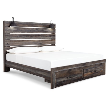King Panel Bed