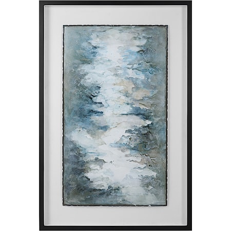 Lakeside Grande Framed Abstract Print