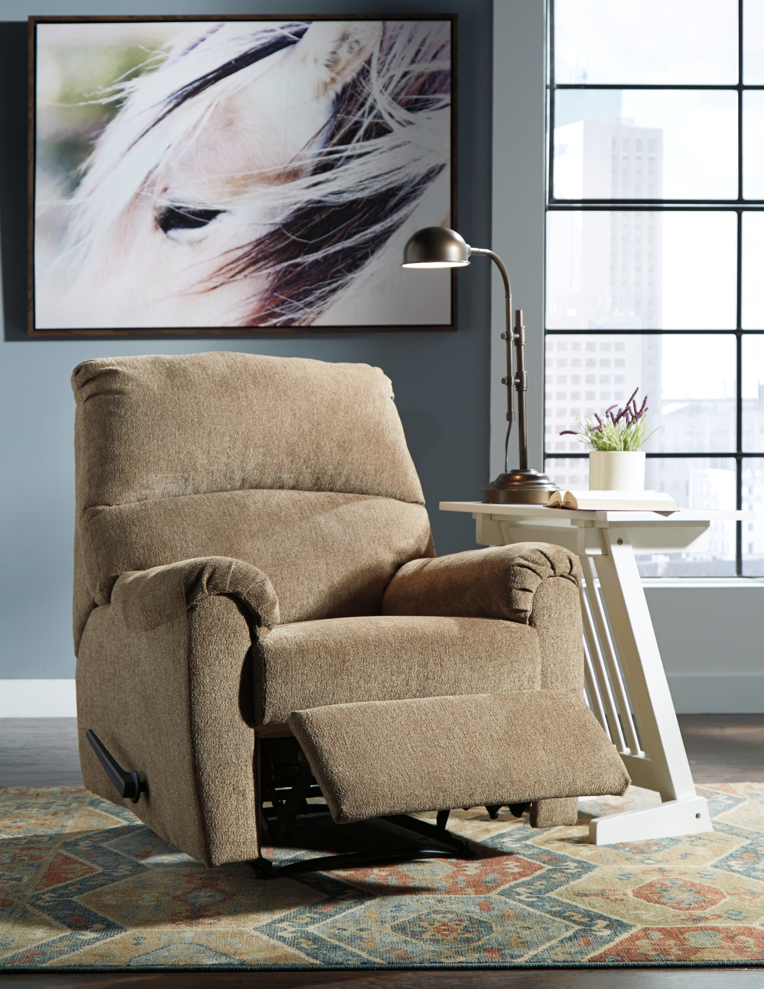 Signature Design by Ashley Nerviano Zero Wall Recliner