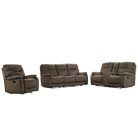 3-Piece Manual Reclining Living Set