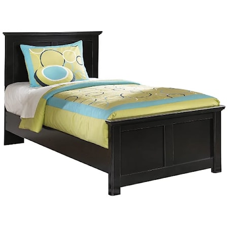 Casual Twin Panel Bed