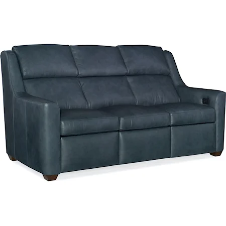 Leather City Scale Motion Sofa