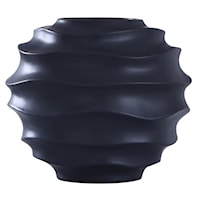 Matte Black Vase