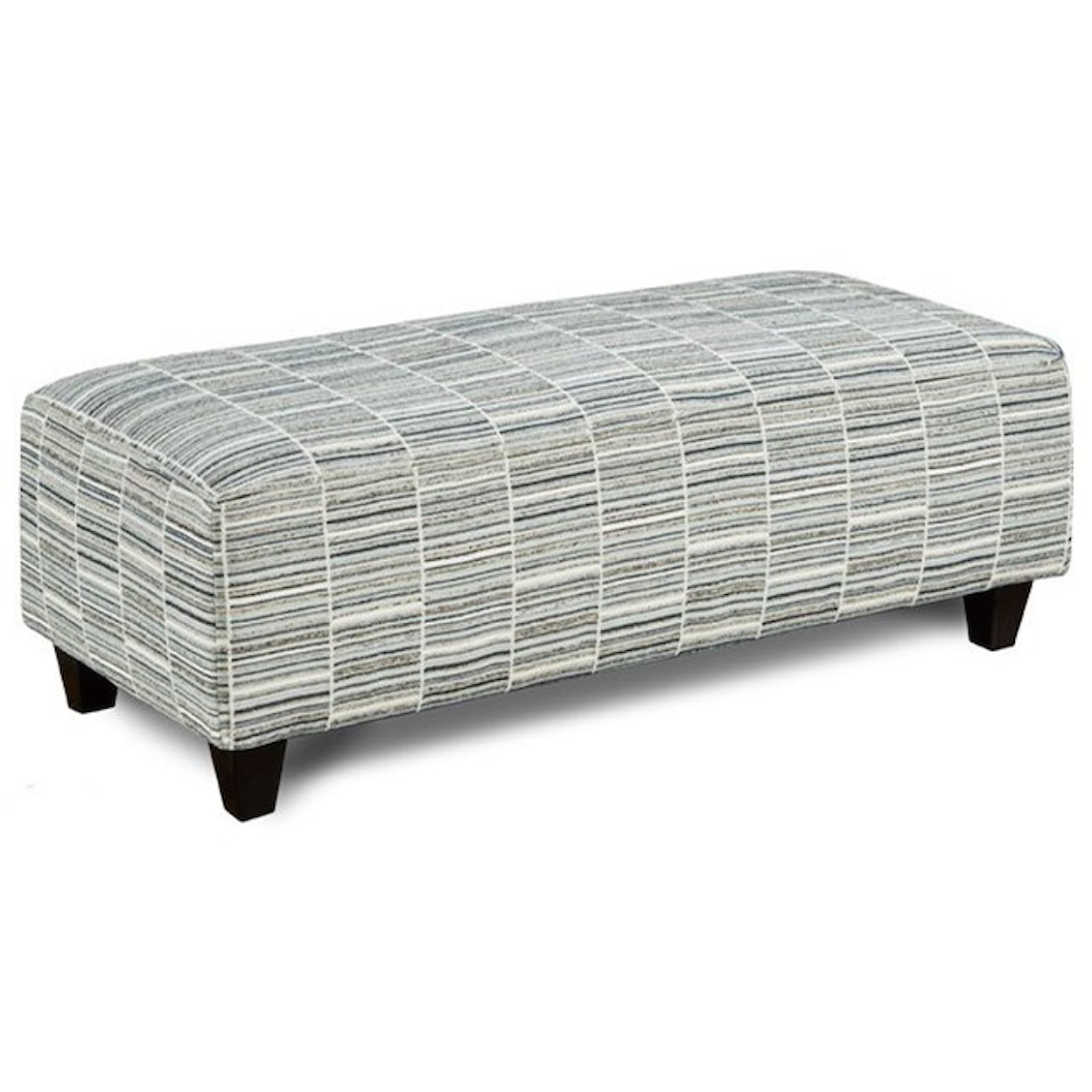 Fusion Furniture 8210 TNT CHARCOAL Cocktail Ottoman