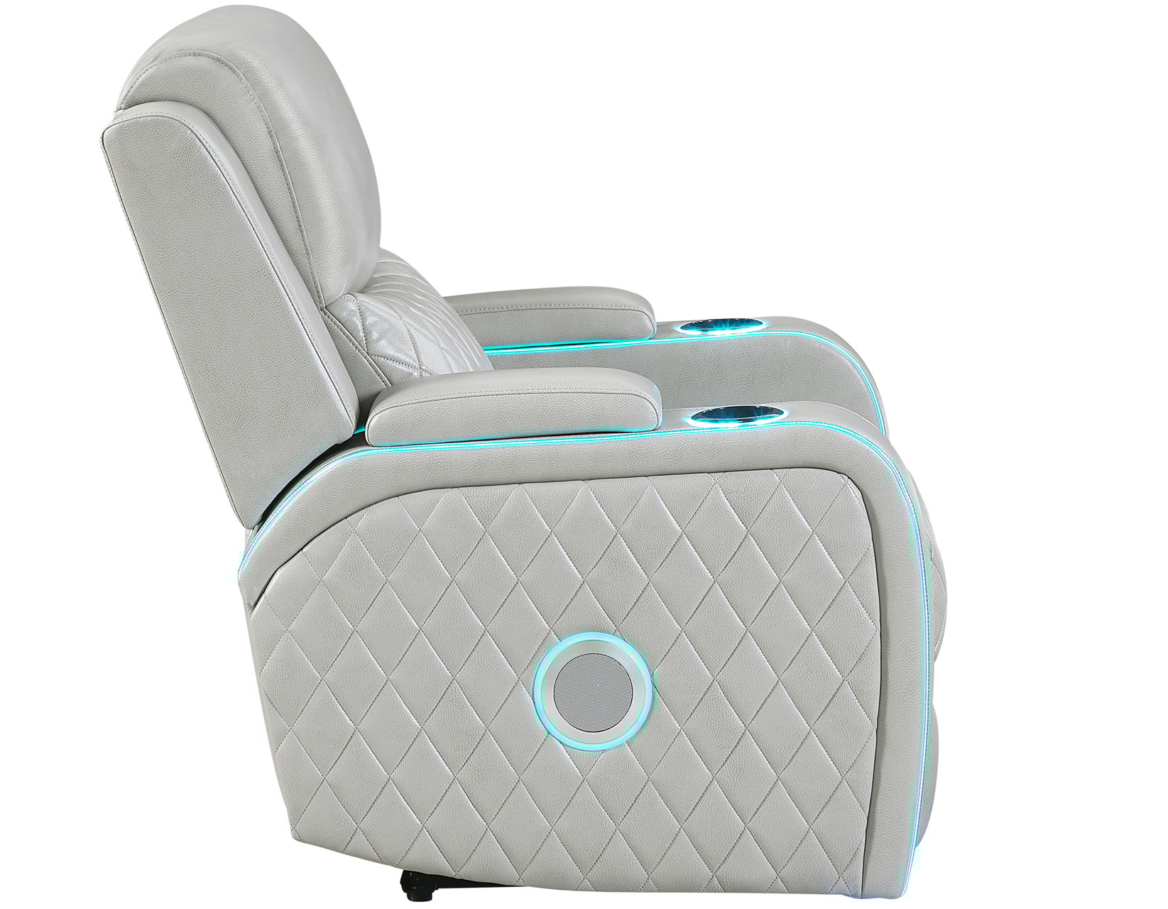 Steve Silver Luna Power Recliner w/Ambient Lighting & Charging