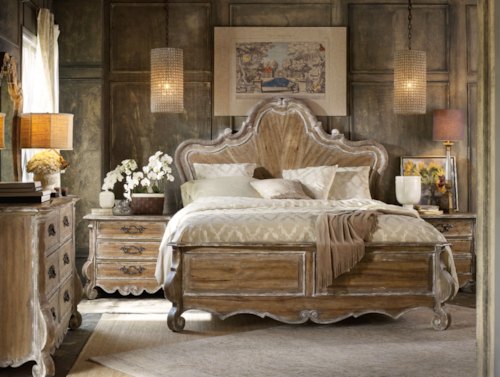 Traditional 5-Piece King Bedroom Set with Dual Nightstands