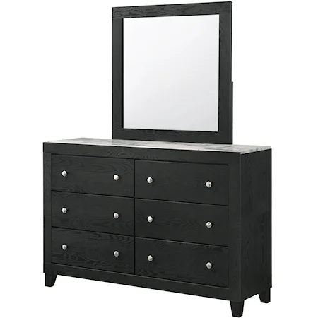 Dresser & Mirror Set