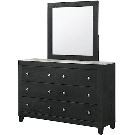 Dresser & Mirror Set