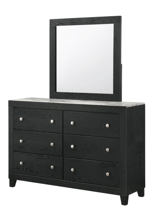 Dresser & Mirror Set