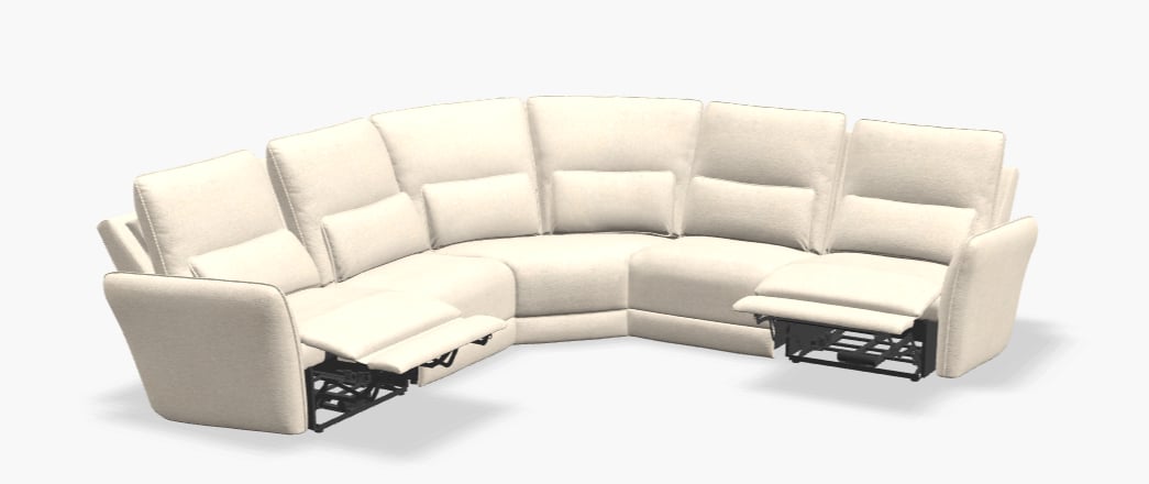4-Seat Corner Curve Sectional