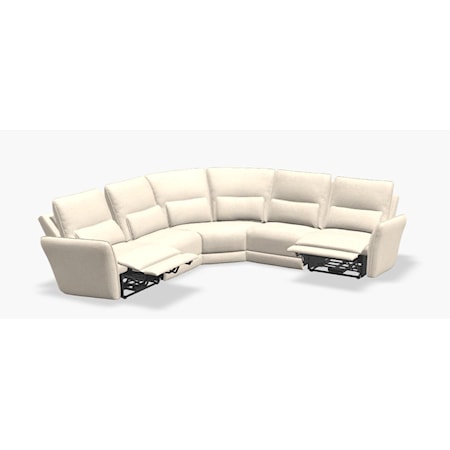 4-Seat Corner Curve Sectional