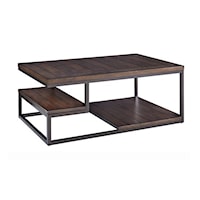 Transitional Rectangular Cocktail Table