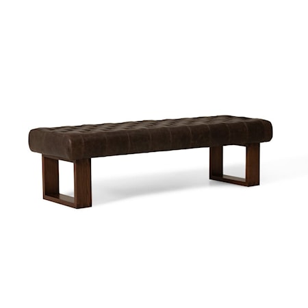 Wyatt Tufted Bench