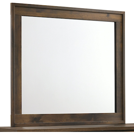 RUSTIC OAK MIRROR |