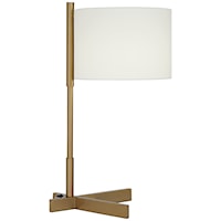 Table Lamp-Modern Desk Lamp in Warm Gold