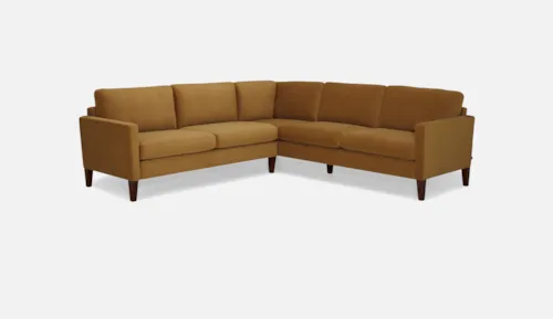 Transitional 5-Seat Corner Sectional with Track Arms