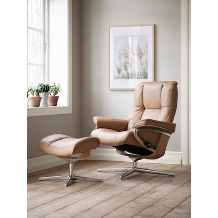 Mayfair Small Recliner and Ottoman