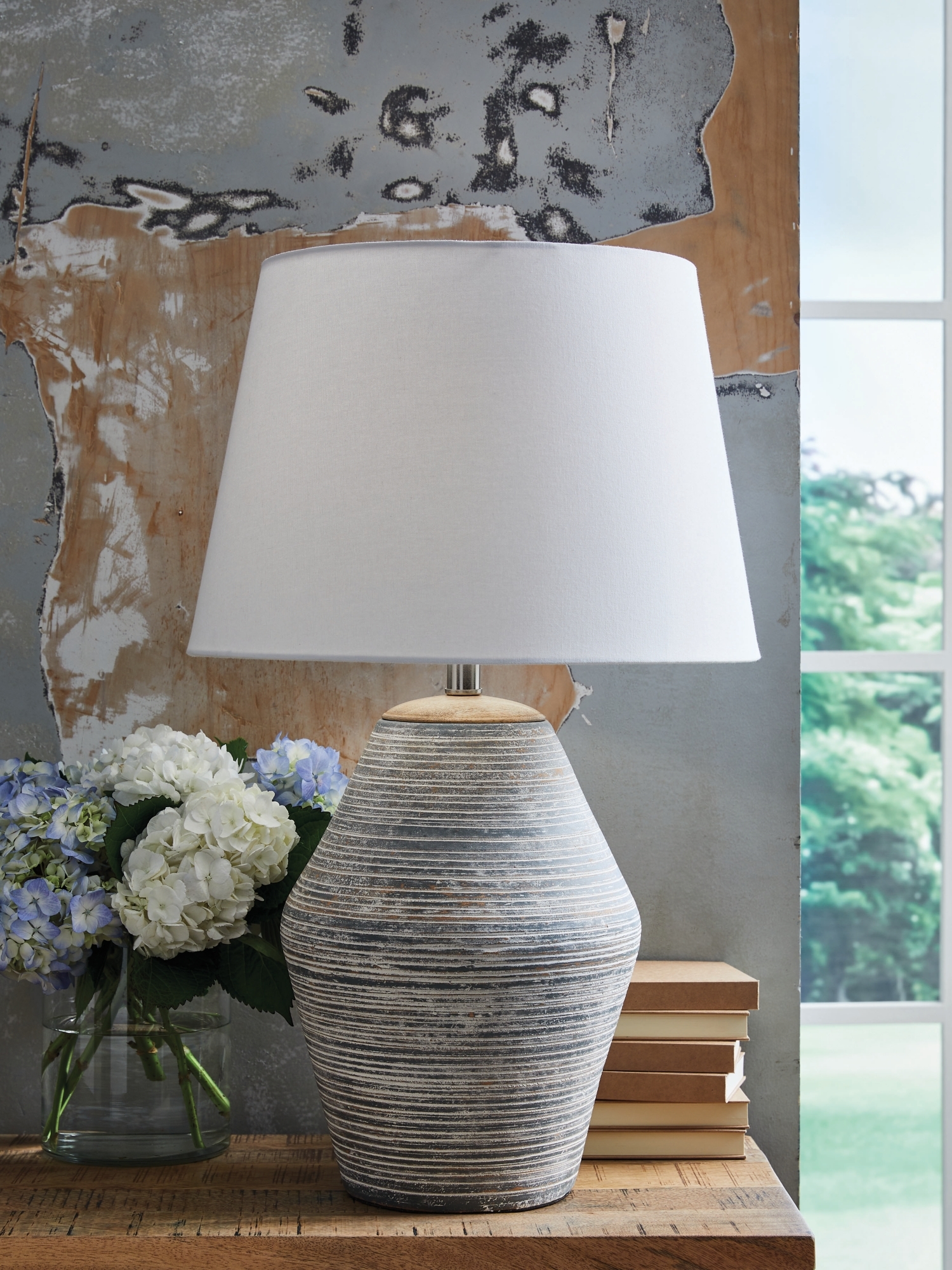 Terracotta Table Lamp