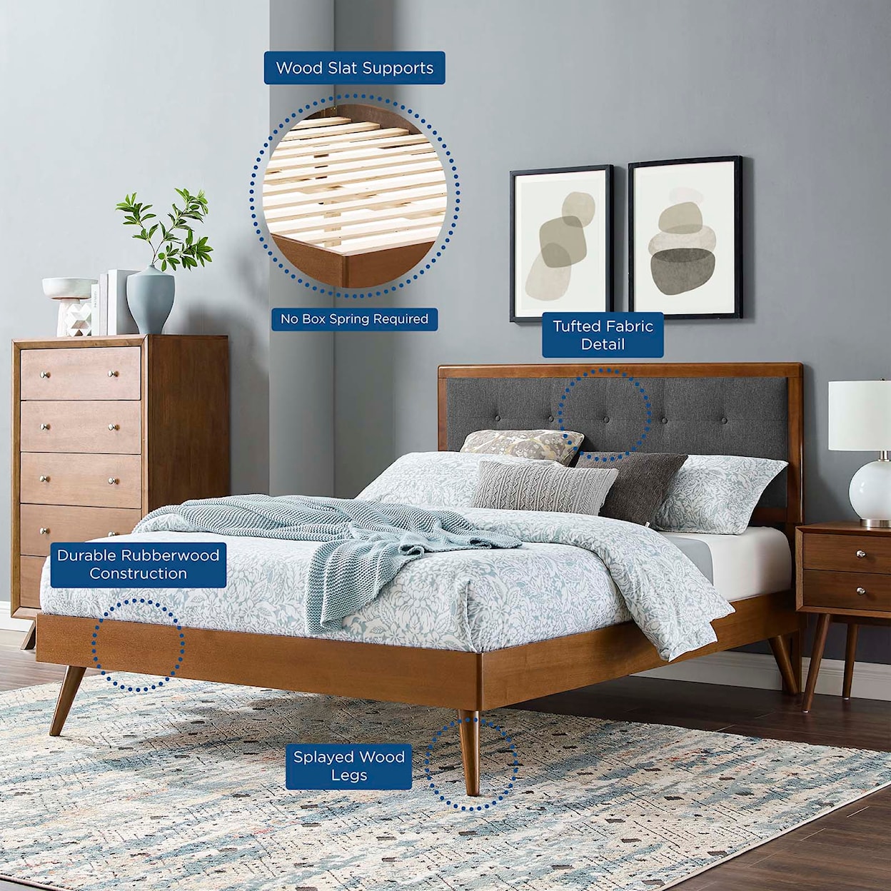 Modway Willow King Platform Bed