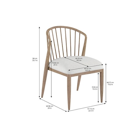 Spindle Back Dining Chair