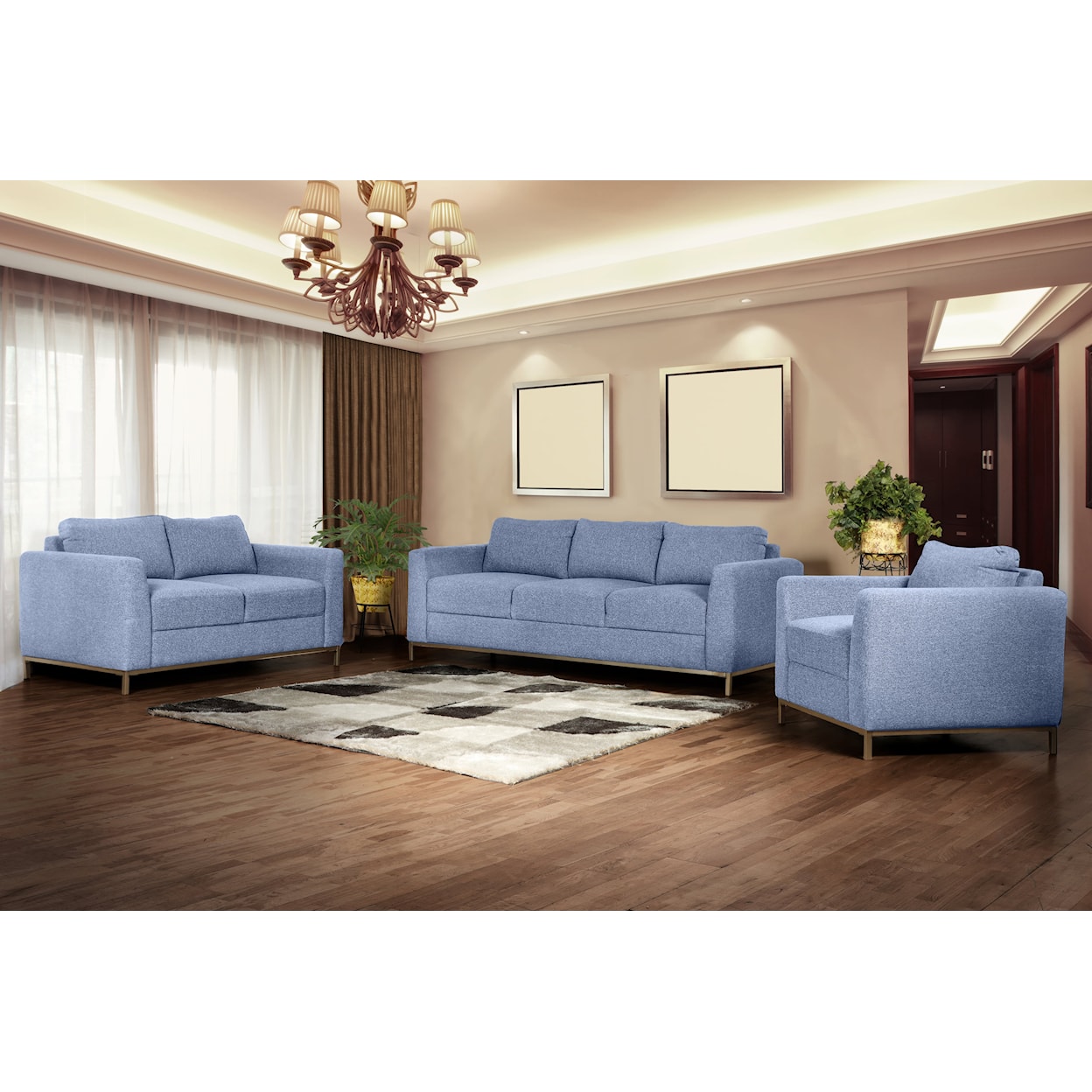 New Classic Furniture Newport Sofa and Lovseat Set