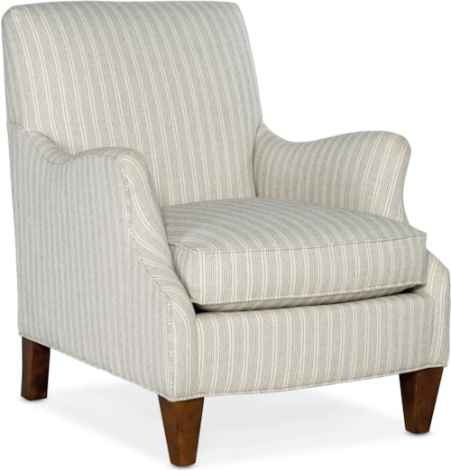 Traditional Upholstered Club Chair