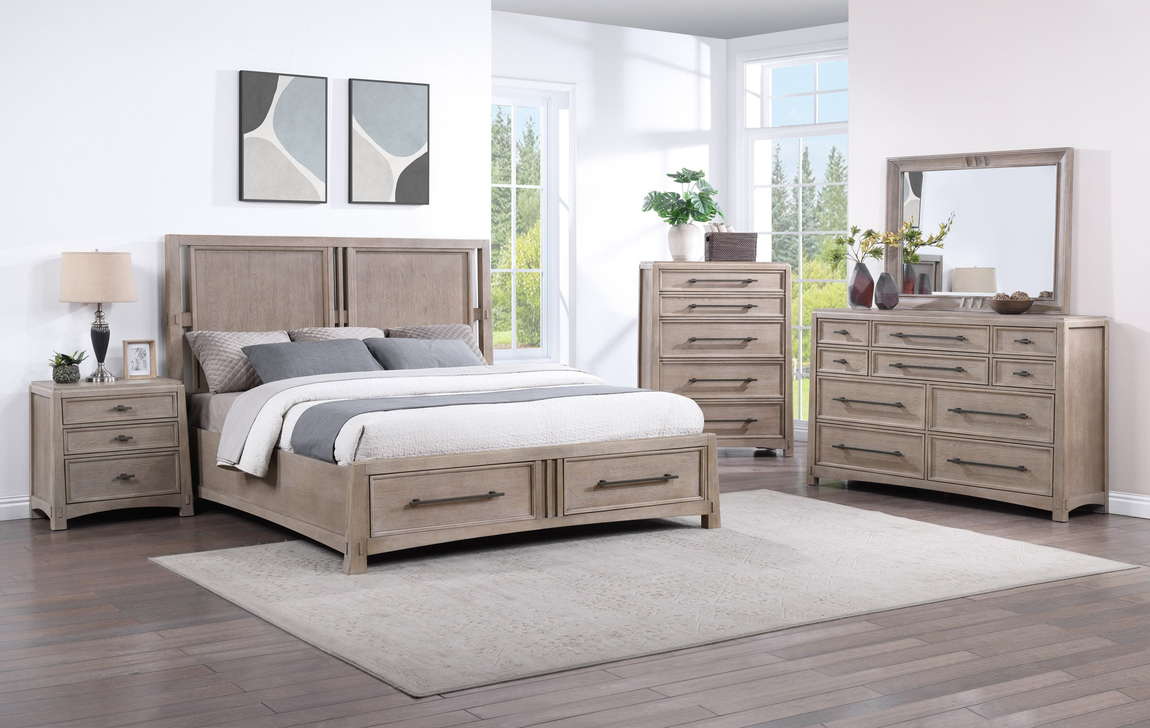 Holland House 2769 Three Drawer Nightstand