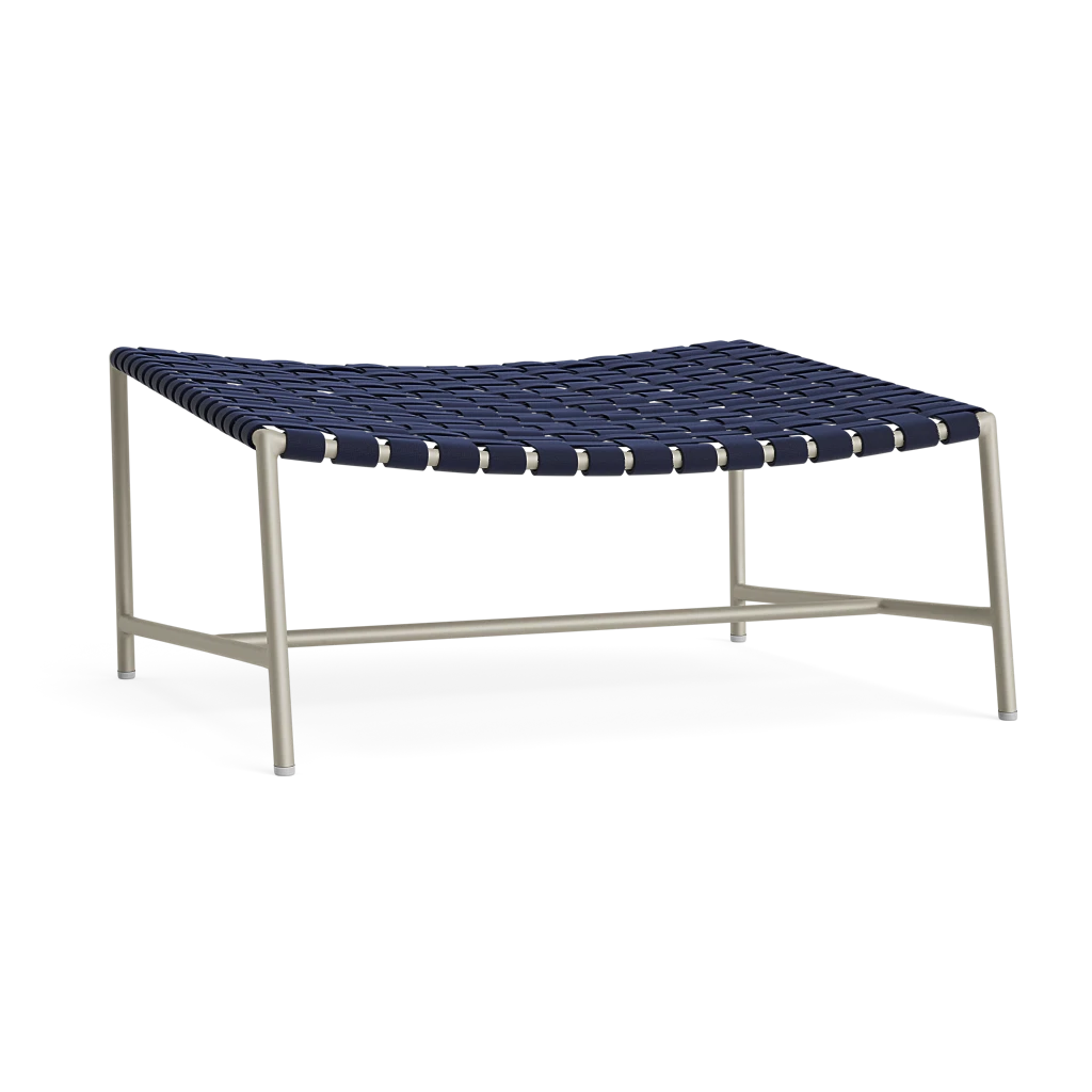 Curved Strap Lounge Ottoman