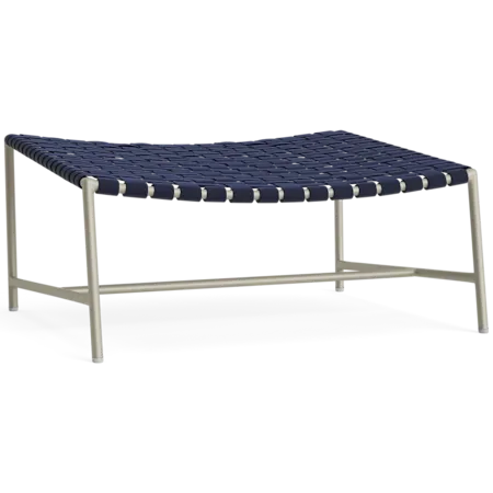 Curved Strap Lounge Ottoman