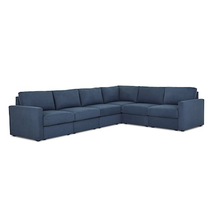 Standard-Arm 6-Seat Sectional Sofa