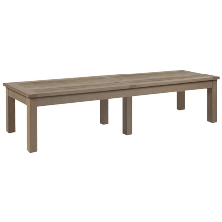 Outdoor 74" Backless Bench