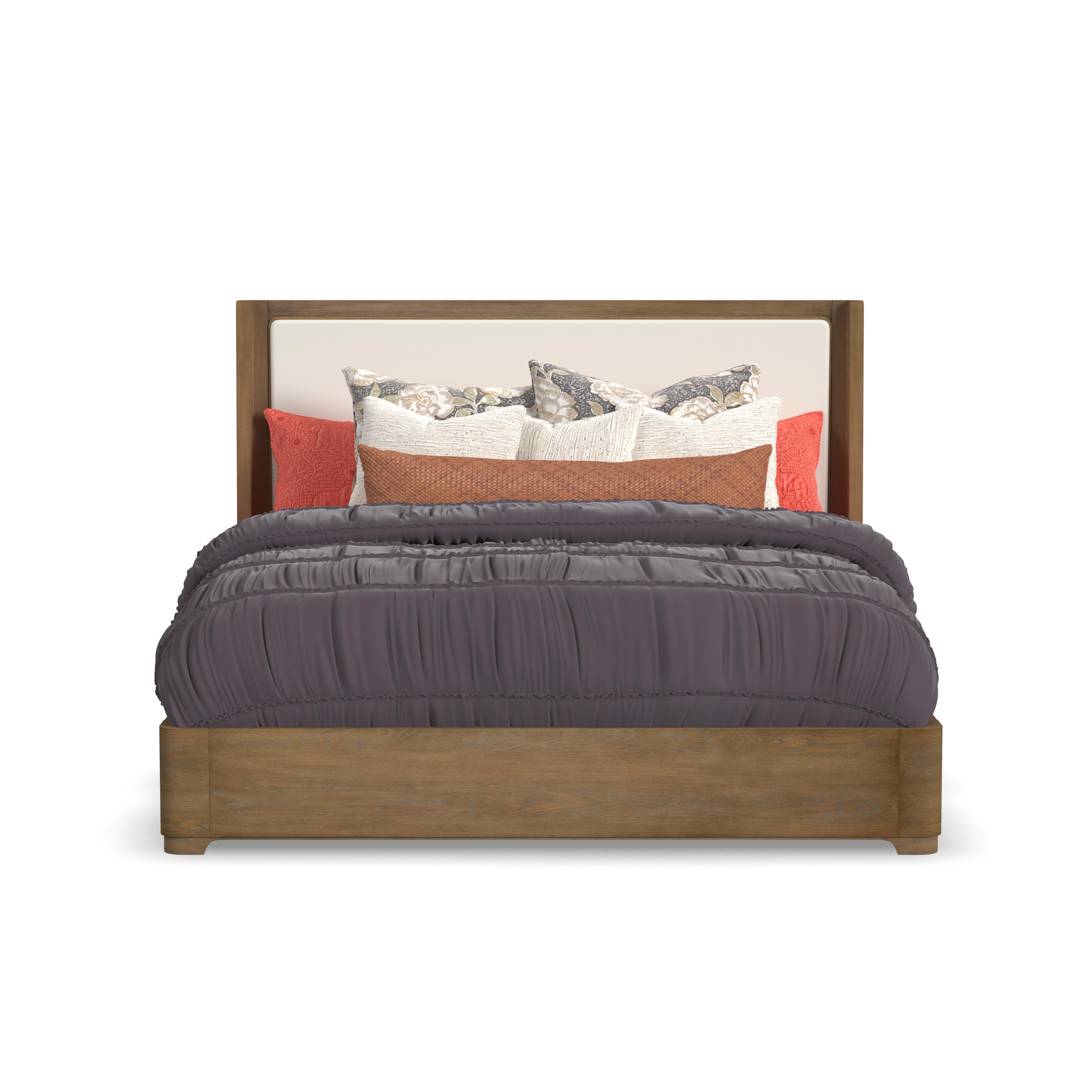 Flexsteel Statements Normandy King Upholstered Storage Bed